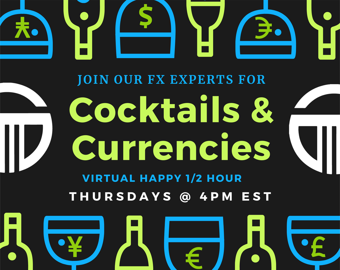 Cocktails & Currencies Webinar Invite